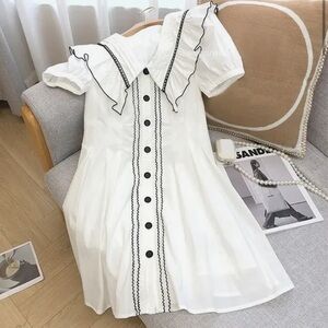 Never Worn. Harajuku Cute White Dress